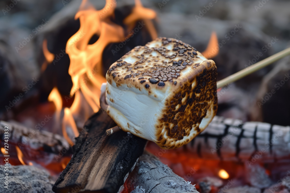 marshmallow with a roast and a s'more