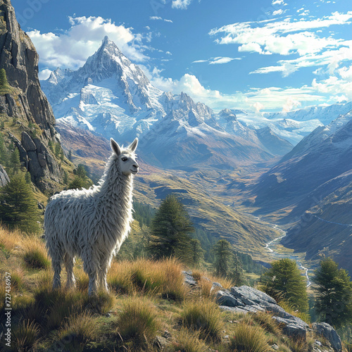 llama in the nature © Comp{AI}nion