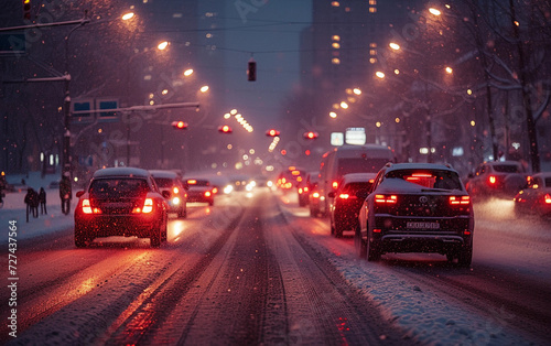 Cars Covered in Snow © JO BLA CO