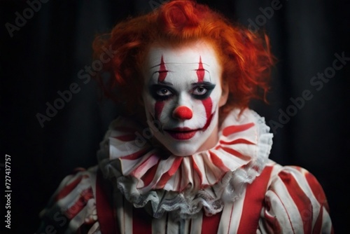 portrait of a clown