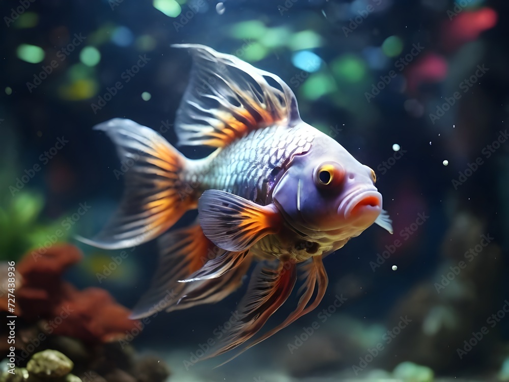 fish in a home aquarium, or beautiful aquarium fish fish in a home aquarium, or beautiful aquarium fish