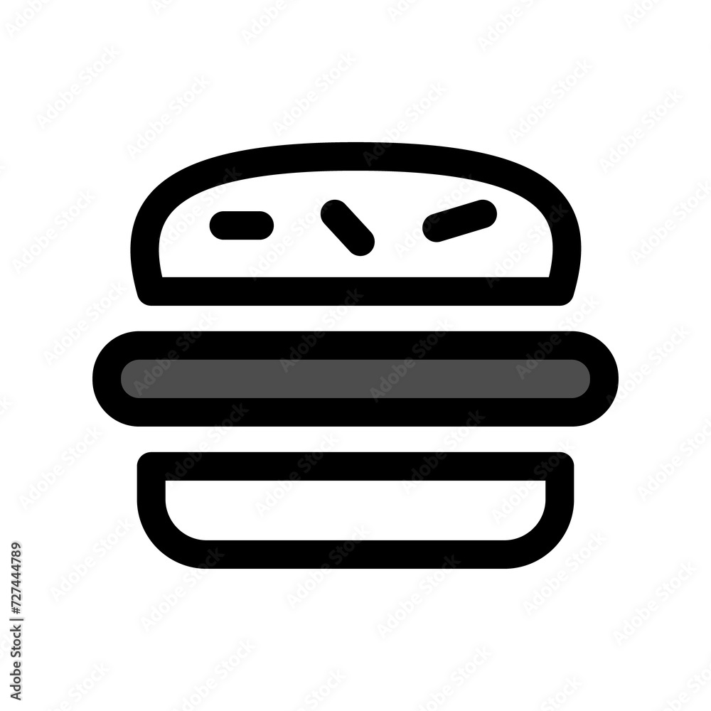 Fototapeta premium Burger icon PNG
