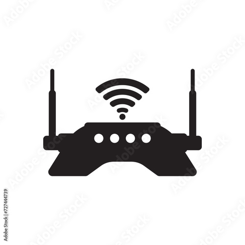 Router or internet modem icon vector illustration design