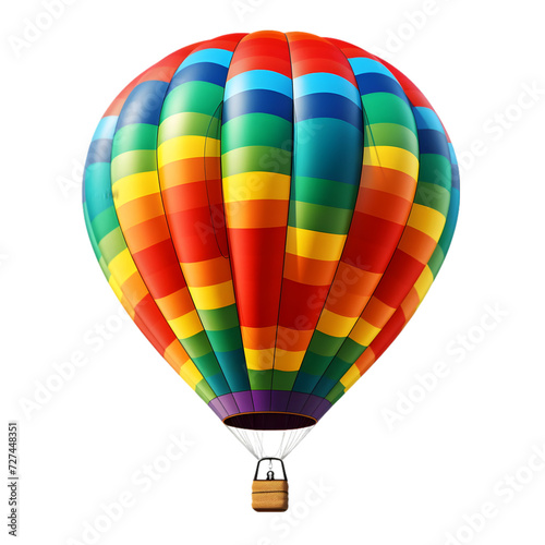 hot air balloon on transparent background PNG image