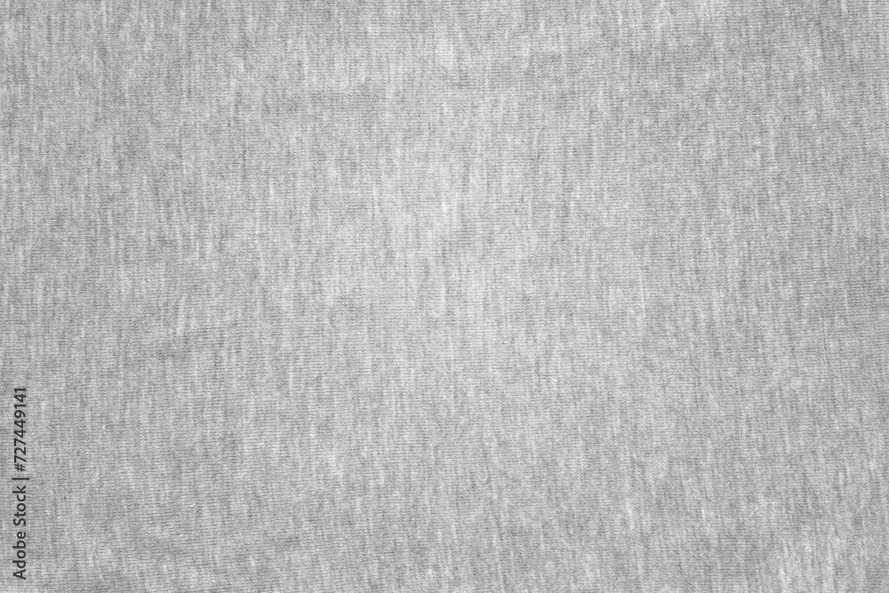 Fototapeta premium Grey cotton fabric background with copy space 