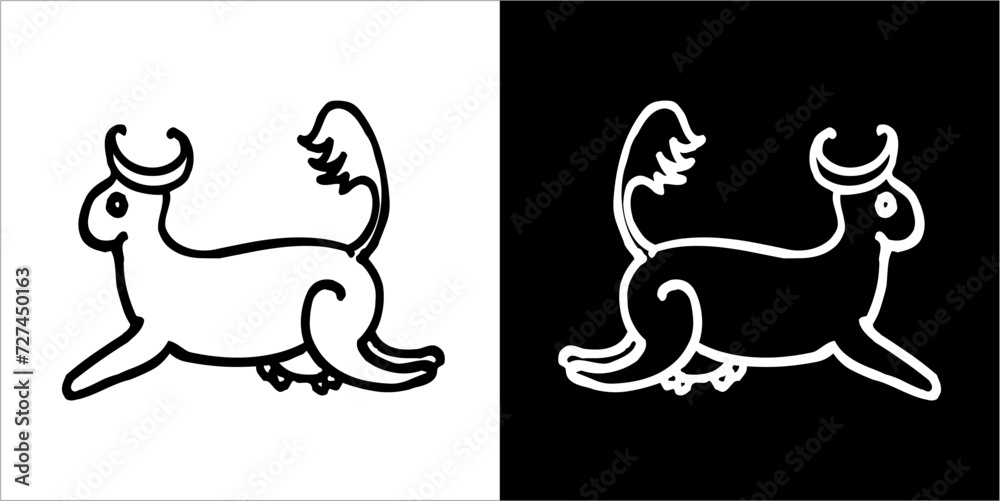 Illustration vector graphics of ChildDarling icon Illustration vector graphics of ChildDarling icon
