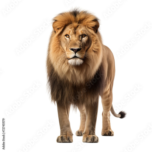 lion isolated on white background © Buse