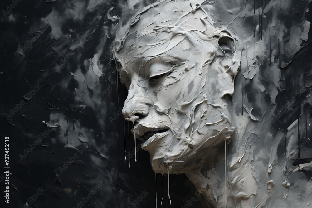abstract face art abstract face art