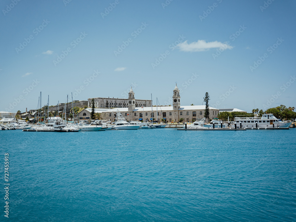 Clock Tower Mall at Kings Wharf Dockyard Bermuda