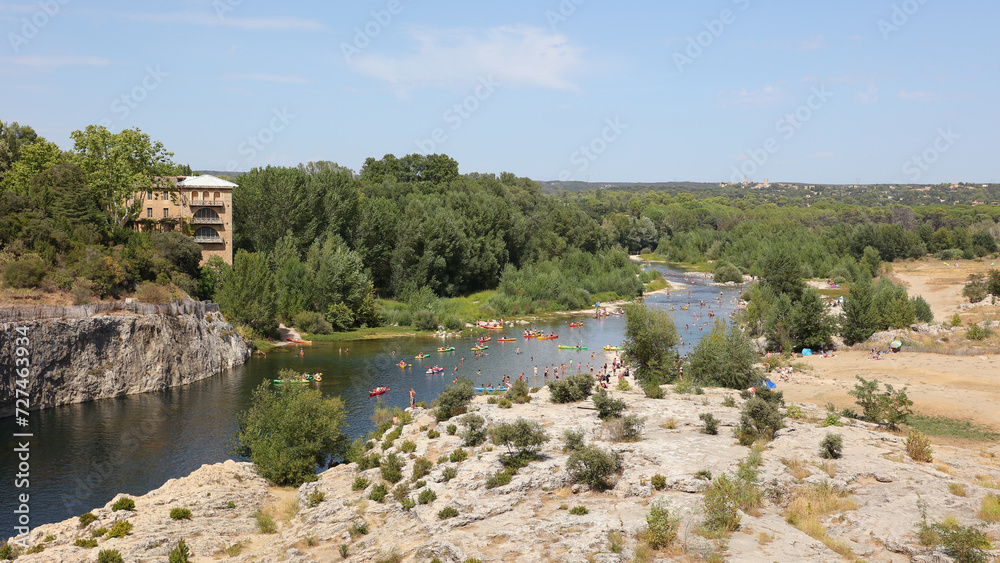 Fototapeta premium Río Gard, Francia