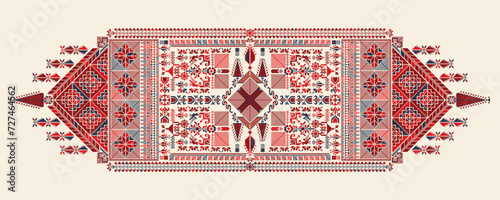 Tatreez, decorative Palestinian embroidery symbol
