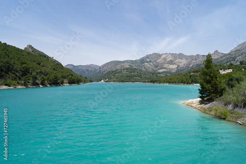 The lake of Guadelest in Spain. © Mark
