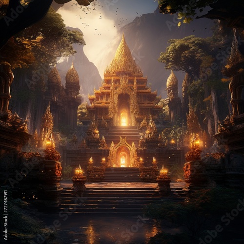 Illustrating the Spiritual and Sacred Atmosphere of Ancient Temples and Religious Sites  © EngrRizwan