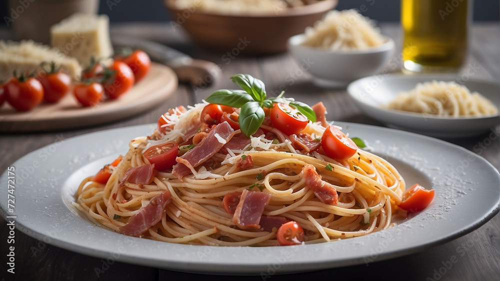 spaghetti with tomato sauce spaghetti with tomato sauce