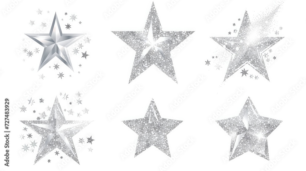 Set of stars and sparkles isolated on white background. Sparkles symbols. Sparks and stars Vector illustration Set of stars and sparkles isolated on white background. Sparkles symbols. Sparks and stars Vector illustration