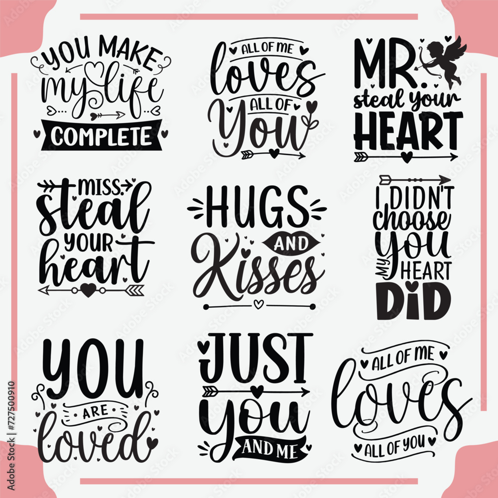 Valentines day T-shirt Design Free Vector, Love Free vector, Hand drawn Valentines day Vector