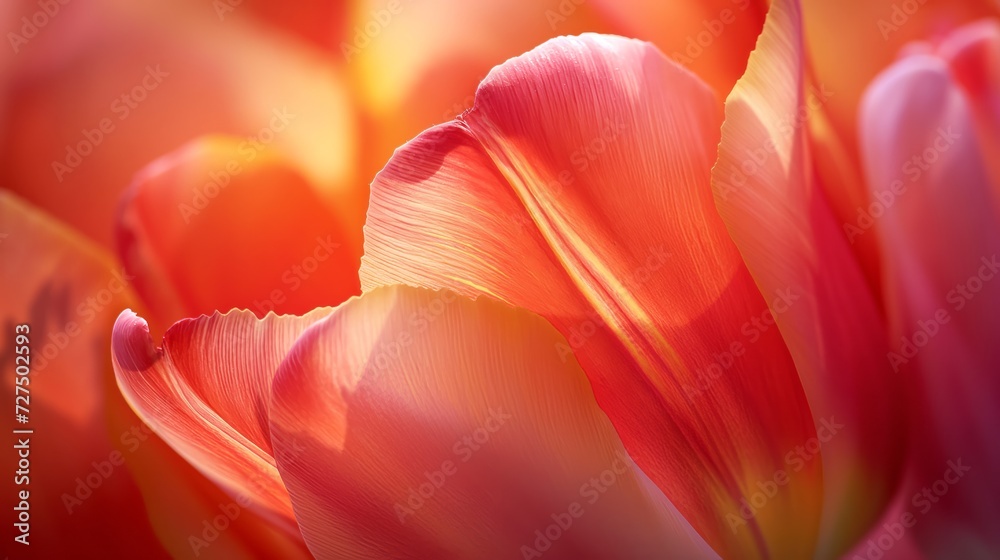 Tender tulip flower. Generative AI
