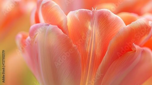 Tender tulip flower. Generative AI © lanych