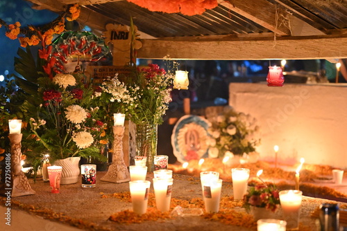 Celebración Mexicana de Xantolo (Día de Muertos) en la Huasteca potosina (Axtla de Terrazas, San Luis Potosí)  photo