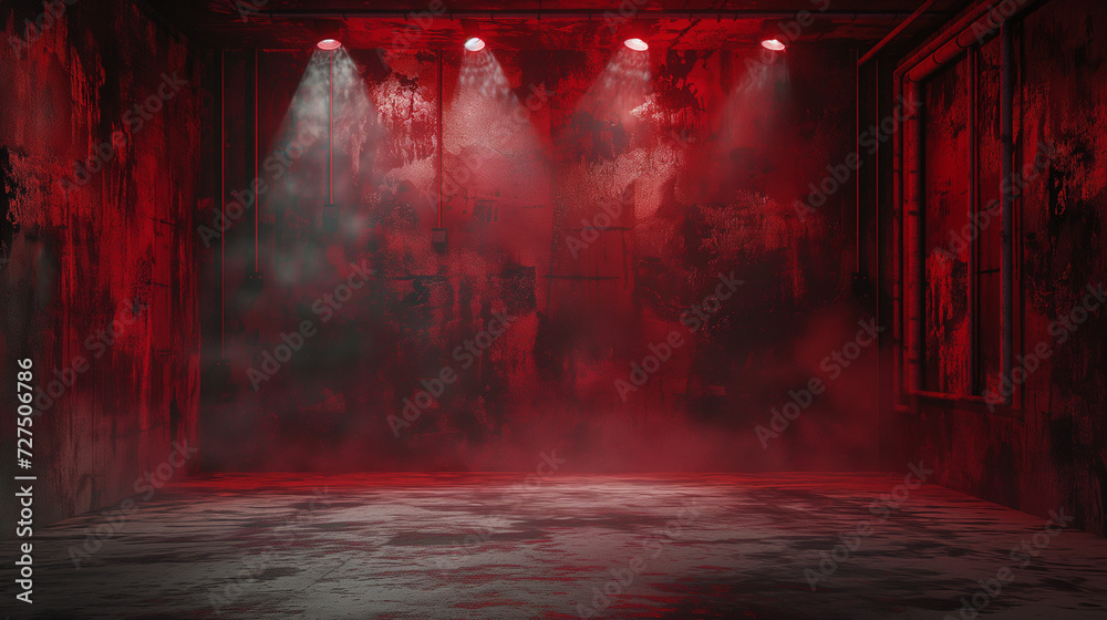 Brooding Red Landscape Room Brooding Red Landscape Room