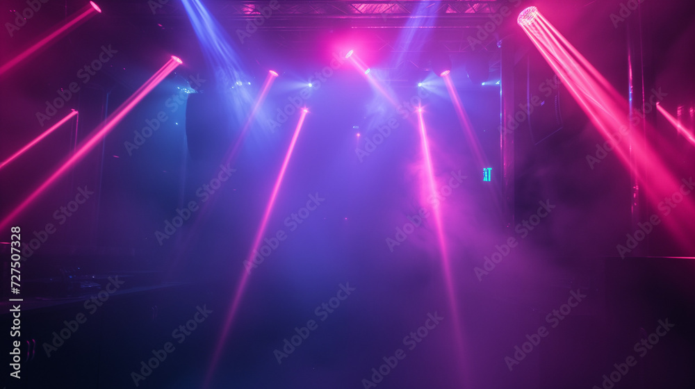 Fluorescent Beams in Foggy Club Fluorescent Beams in Foggy Club