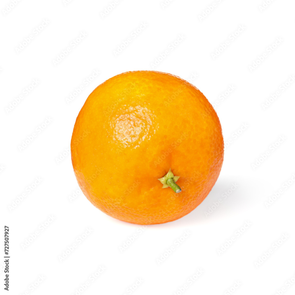 Fresh ripe juicy tangerine isolated on white Fresh ripe juicy tangerine isolated on white