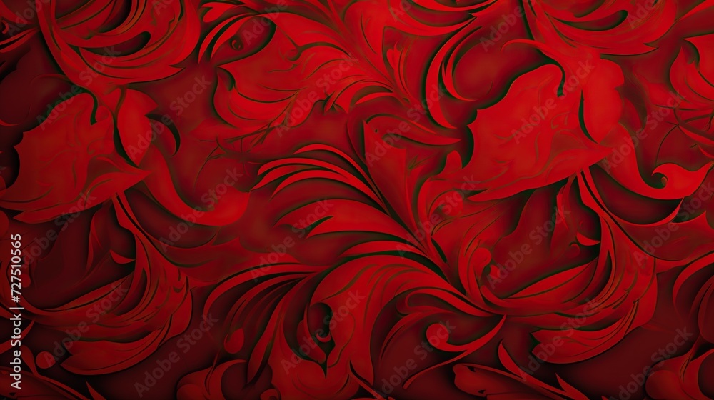 red silk background