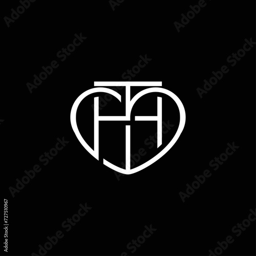 MONOGRAM T H HEART LOGO