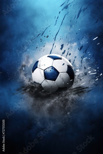soccer ball with flag © asifmunir07