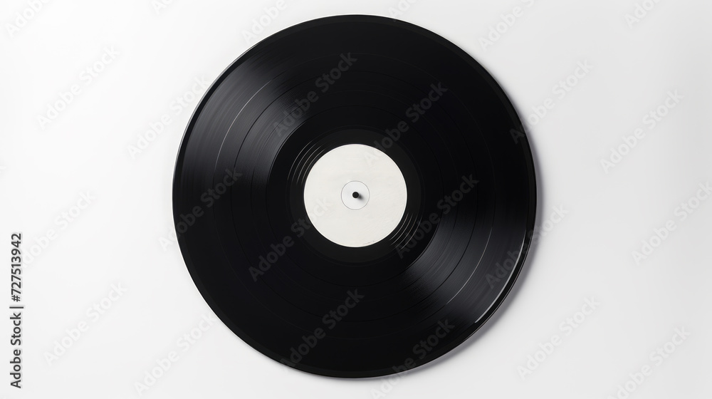 Black vinyl record Black vinyl record