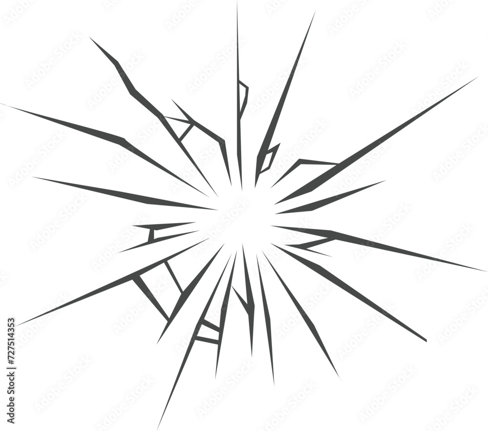 Obraz premium broken glass ball