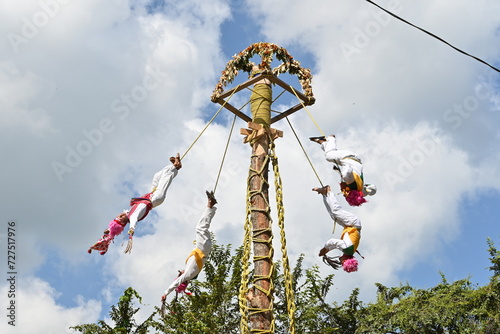 Celebración mexicana del Xantolo (Día de Muertos) en la Huasteca potosina por indigenas Teenek en San Antonio, San Luis potosí photo