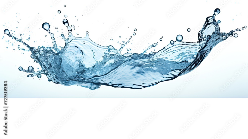 Fototapeta premium Water Splash With Isolated Transparent Background