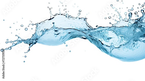 Water Splash With Isolated Transparent Background