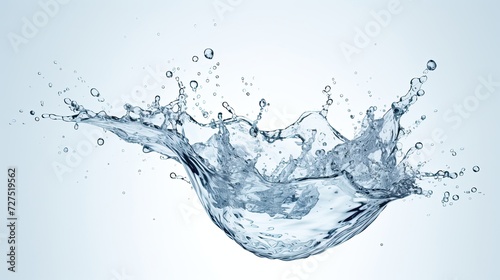 Water Splash With Isolated Transparent Background