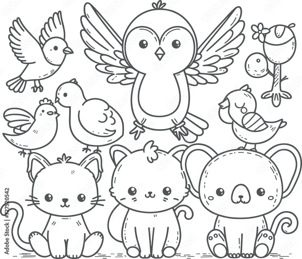 Cute Deer collections Cartoon character hand drawn vector illustrations generated by Ai Cute Deer collections Cartoon character hand drawn vector illustrations generated by Ai