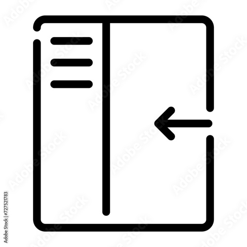 hide line icon