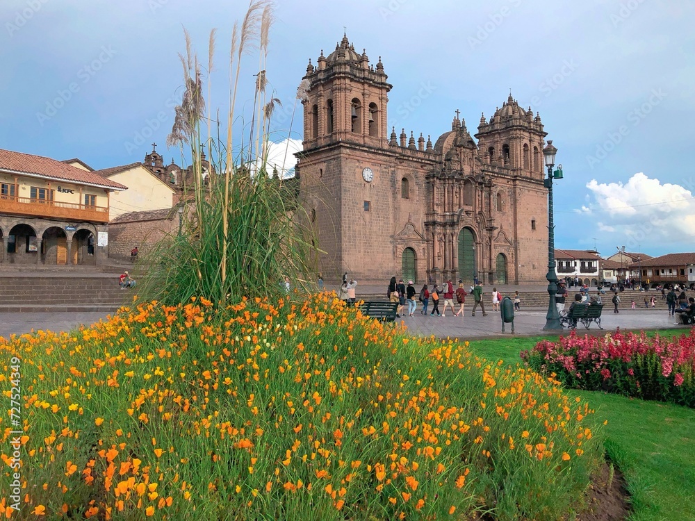 [Peru] Cathedral seen from Plaza de Armas (Cusco)