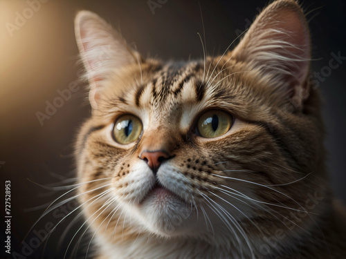 close up portrait of a cat © JIANG CHENG YOU