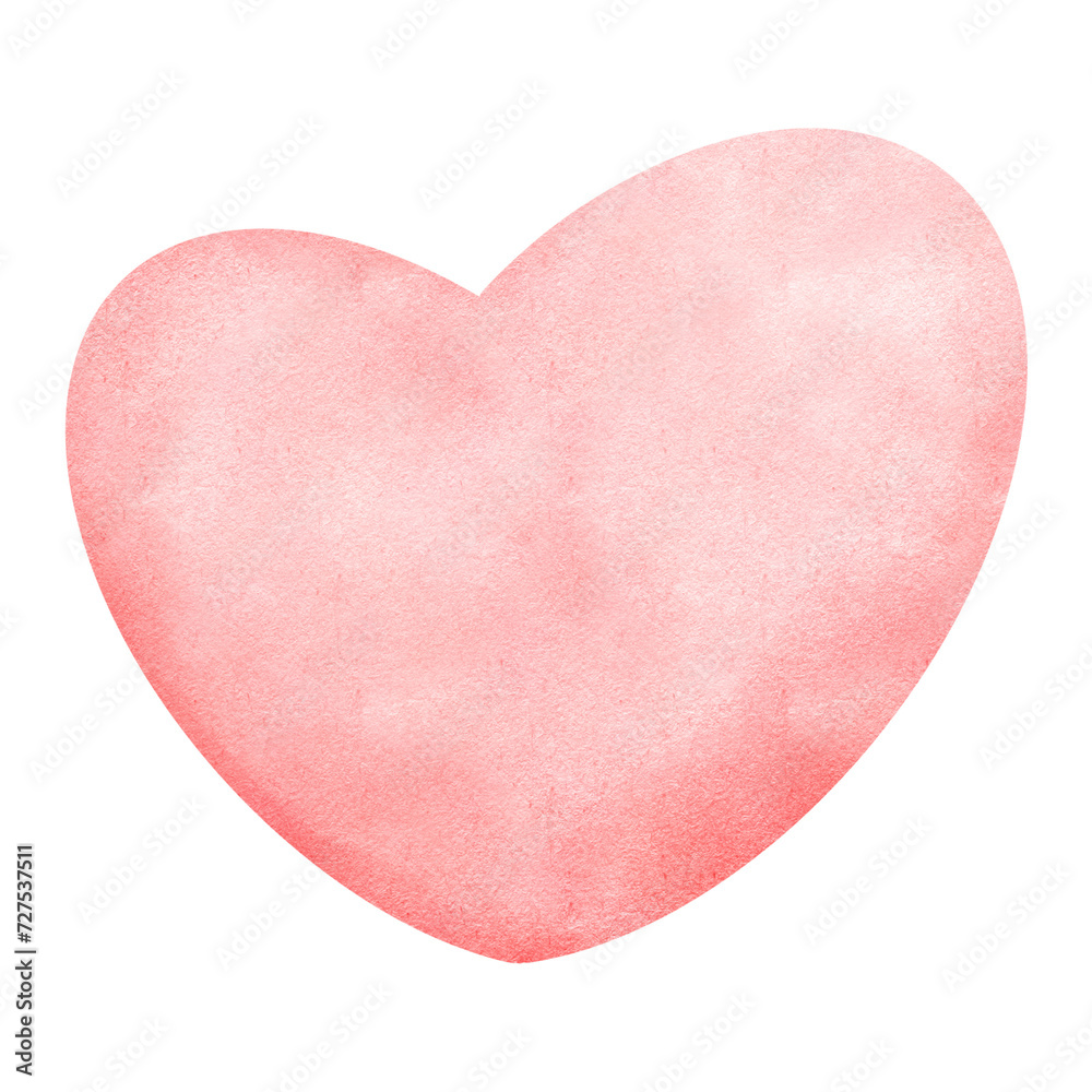 Pink paper heart
