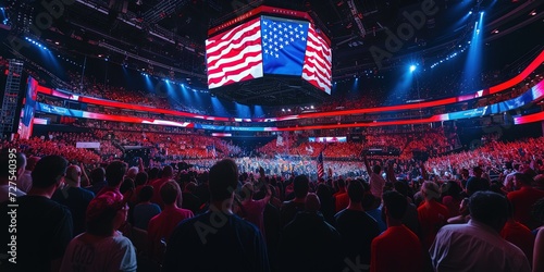 Republican national convention, conservative politics concept for 2024 American presidential election