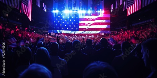 Republican national convention, conservative politics concept for 2024 American presidential election