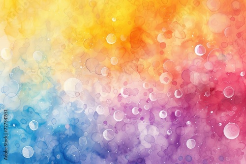 Abstract watercolor background with bokeh effect.