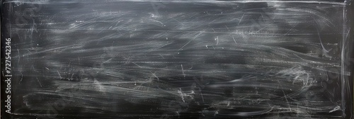 Chalk on a blank chalk board