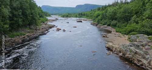 river in the mountains