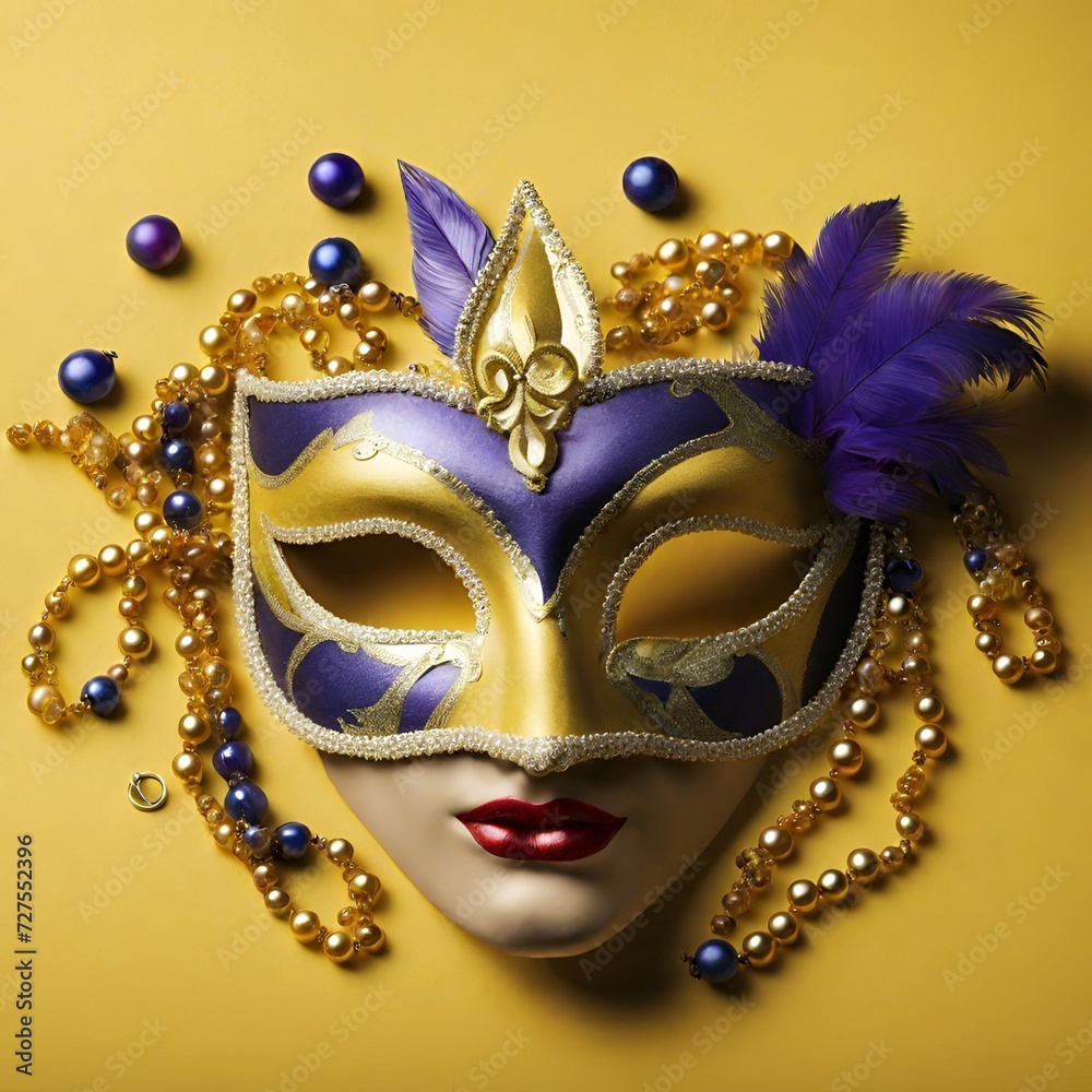 Mask and beads - 1 Mask and beads - 1