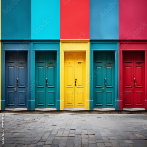 colored doors