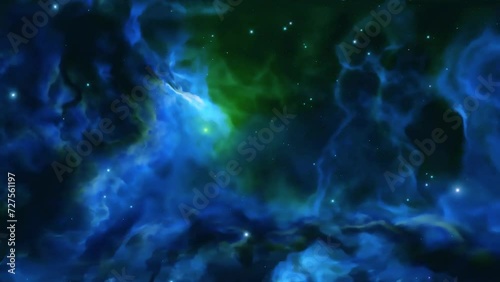 cosmos universe deep space abstract animated background