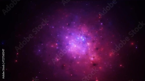 cosmos universe deep space abstract animated background