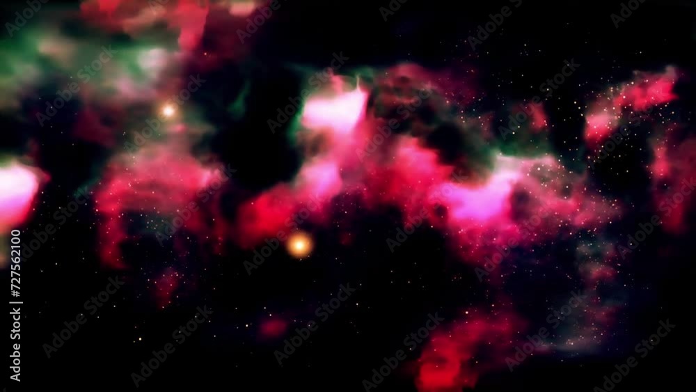 cosmos universe deep space abstract animated background